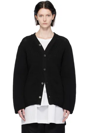 Comme des Garçons Black Braided Cardigan
