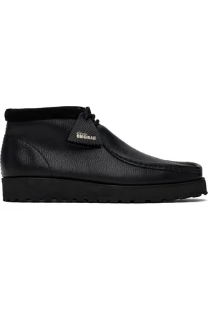 Clarks Black Wallabee Scout Desert Boots