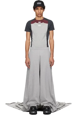 Vetements Gray Runway Train Sweatpants