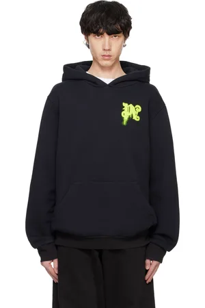Palm Angels Black Thinking Pencil Hoodie