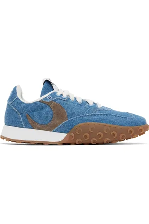 Marine Serre Blue Moon Laser Denim MS Rise Sneakers