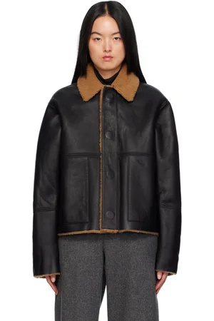 Kassl Editions Black Reversible Shearling Jacket