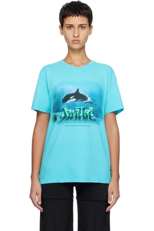 AWAKE NY Blue Orca T-Shirt