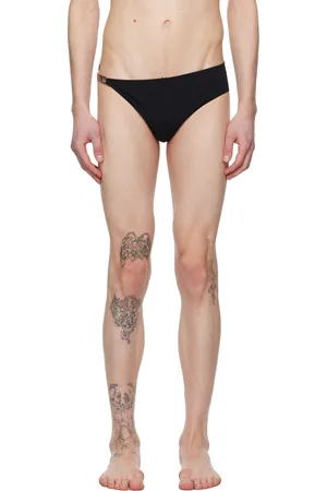 Rick Owens Black Hollywood Hydra Swim Briefs