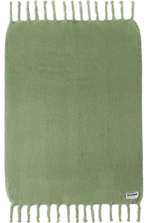 Jil Sander Gray Scarf Throw Blanket