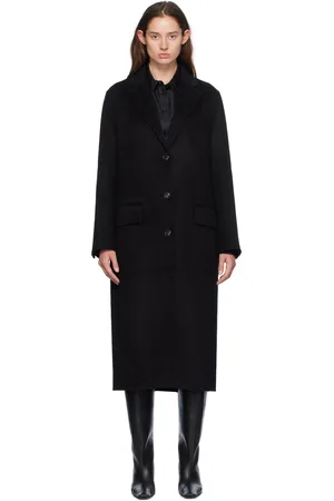 Stand Studio Black Savile Coat