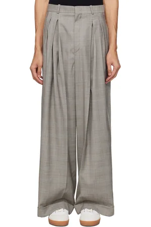 Hed Mayner Gray Prince Of Wales Trousers