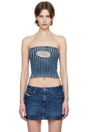 Diesel Blue M-Clarksville Bandeau Top