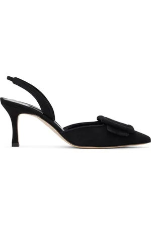 Manolo Blahnik Black Maysli Heels