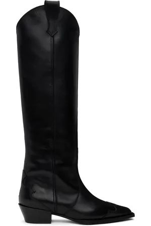Aeyde Aruna Leather Cowboy Tall Boots