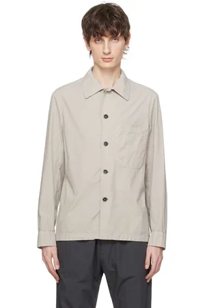 BARENA Taupe Dropped Shoulders Jacket
