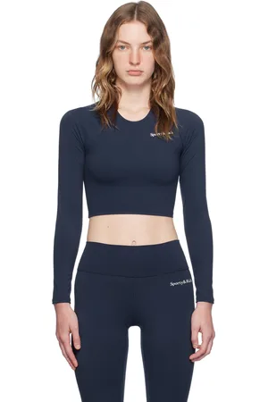 Sporty & Rich Printed Logo Top