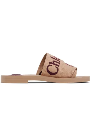 Chloé Beige Woody Sandals