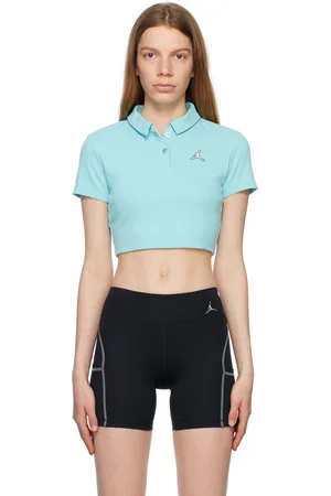 Nike Blue Cropped Polo