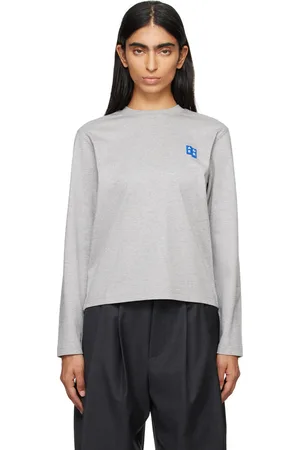 Ader Error Gray TRS Tag Long Sleeve 01 T-shirt