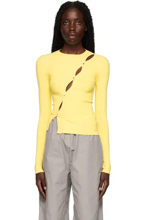 Paris Georgia SSENSE Exclusive Yellow Lola Long Sleeve T-Shirt
