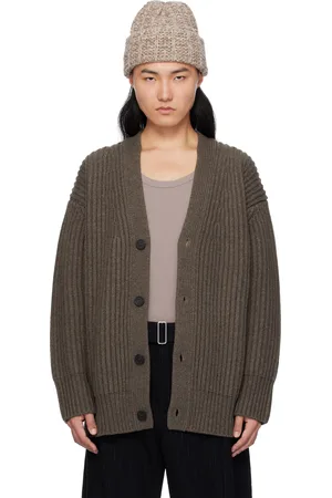 STUDIO NICHOLSON Brown Pomona Knit Cardigan
