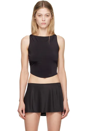 SANDY LIANG Black Rodin Tank Top