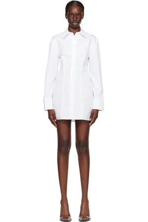 Alexander Wang White Paneled Minidress