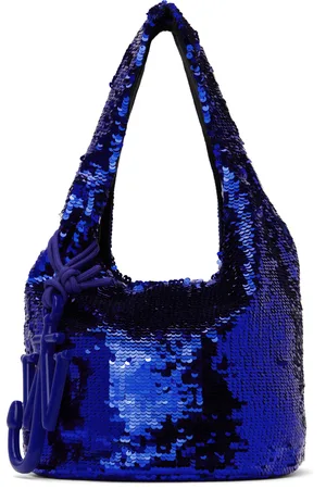 J.W.Anderson Purple Mini Sequin Shopper Bag