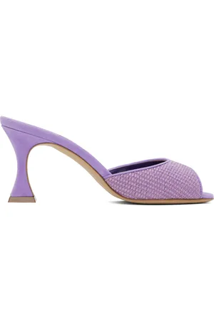 Manolo Blahnik Purple Jadara Heeled Sandals