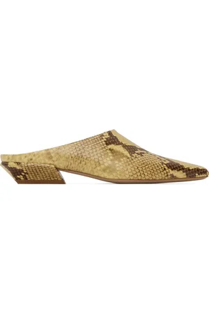 PARIS TEXAS Beige Belle Sabot Slippers