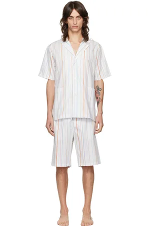 Paul Smith White Stripe Pyjama Set