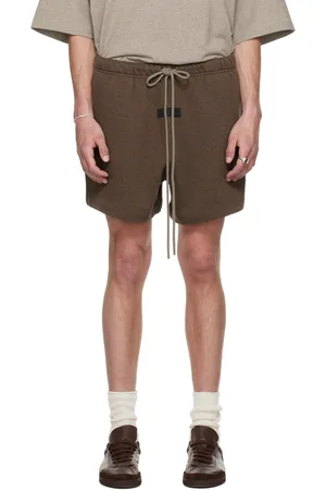 FEAR OF GOD Brown Drawstring Shorts