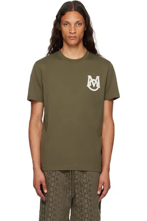 Moncler Khaki Appliqué T-Shirt