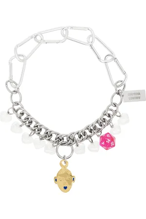 Chopova Lowena Silver Kiss BFF Necklace