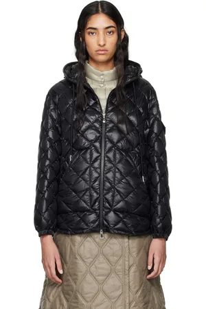 Moncler Black Hooded Down Jacket