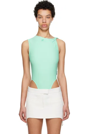 Courrèges Blue Twist Bodysuit