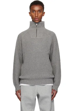 Carhartt Gray Marlon Half Zip Sweater