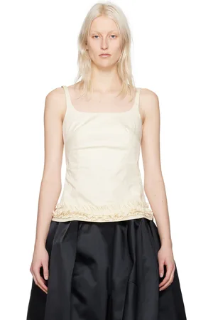 Molly Goddard Off-White Camille Tank Top