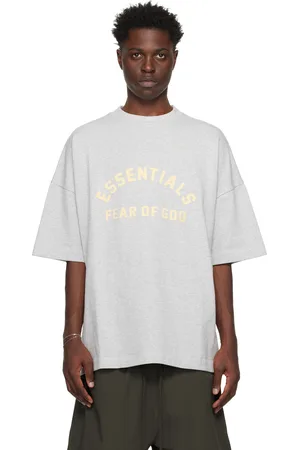 FEAR OF GOD Gray Crewneck T-Shirt