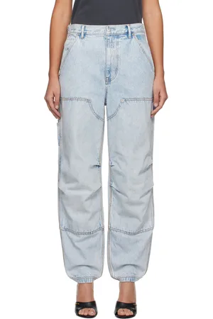 Alexander Wang Blue Double Front Jeans