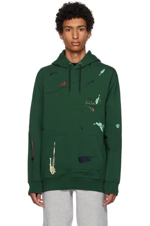Paul Smith Green Ink Marks Hoodie