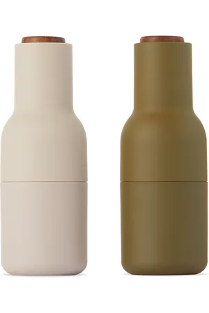 AUDO COPENHAGEN Green & Beige Bottle Grinders