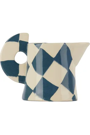 Henry Holland Studio Blue & White Small Check Milk Jug