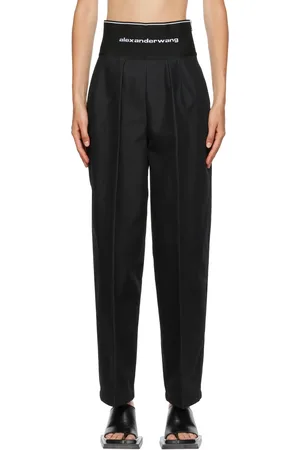 Alexander Wang Black Carrot Leg Trousers