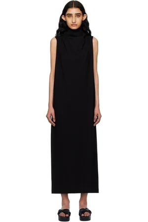 Issey Miyake Black Knot Midi Dress