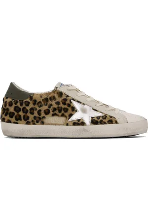 Golden Goose Tan Super-Star Classic Sneakers