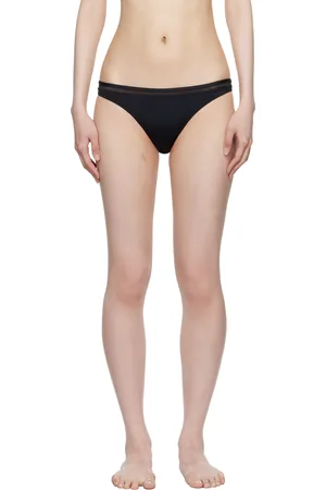 La Perla Black Paneled Bikini Bottom