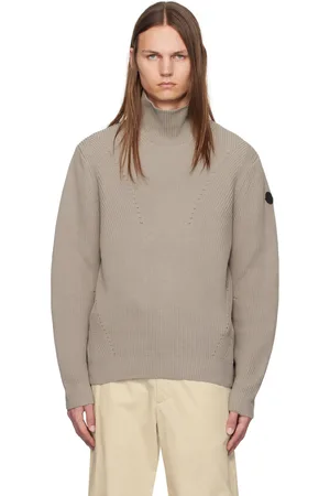 Moncler Beige Patch Turtleneck