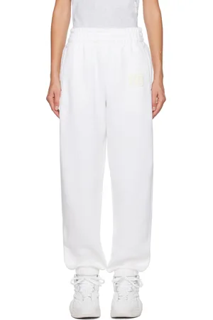 Alexander Wang White Bonded Lounge Pants