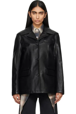 OUR LEGACY Black Lane Leather Jacket