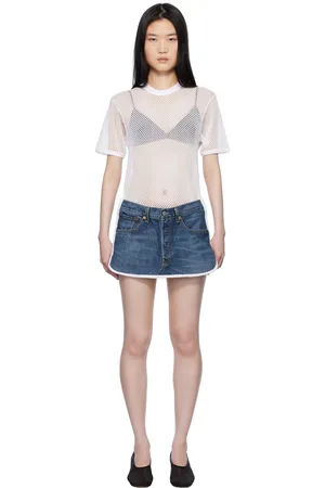 BLESS White & Blue Nº77 T-Shorts Minidress