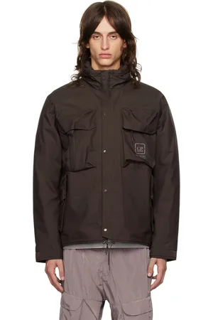 C.P. Company Brown GORE-TEX INFINIUM™ Utility Down Jacket