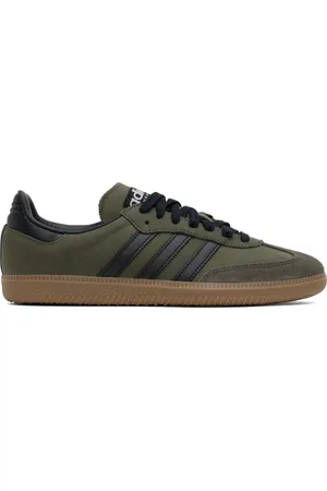 adidas Khaki & Taupe Samba OG Sneakers