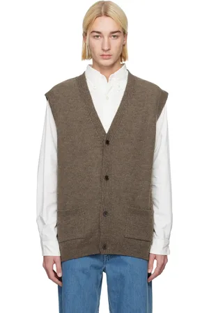 NANAMÍCA Brown KODENSHI Wool Vest